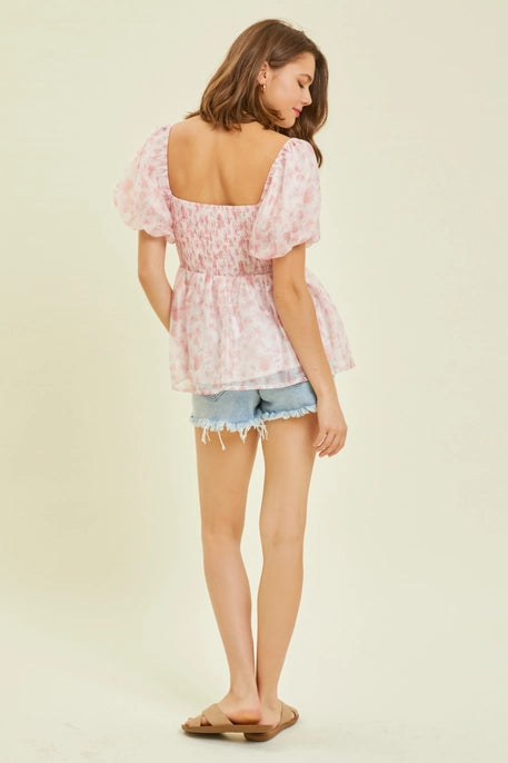 PUFF SLEEVE TOP