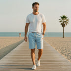 Men's Relaxed-Fit Drawstring Shorts – Weekend Beach Days