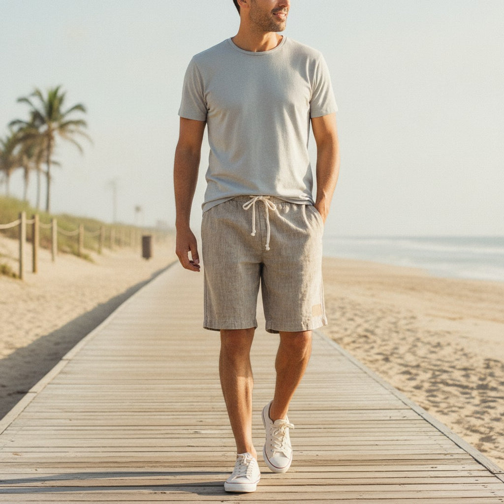 Aldric | Men's Relaxed-Fit Drawstring Shorts – Summer Weekend Wear