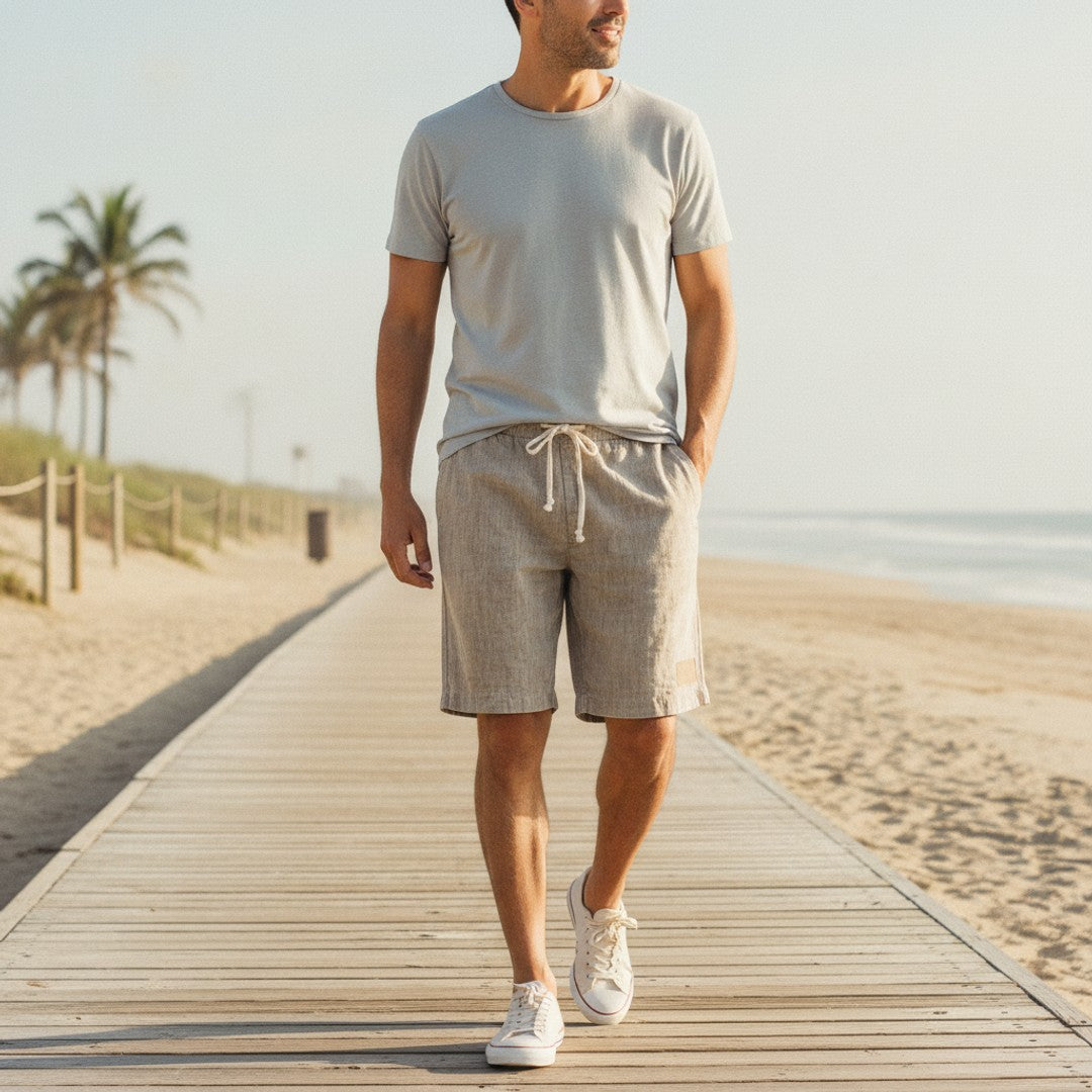 Aldric | Men's Relaxed-Fit Drawstring Shorts – Summer Weekend Wear
