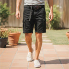 Dexter | Men's Cargo Shorts Web Belt Flap Pockets – Weekend Outings