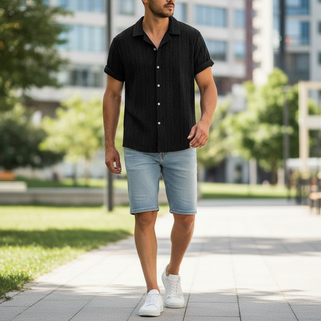 Weston | Men's Camp Collar Shirt – Weekend Beach Style
