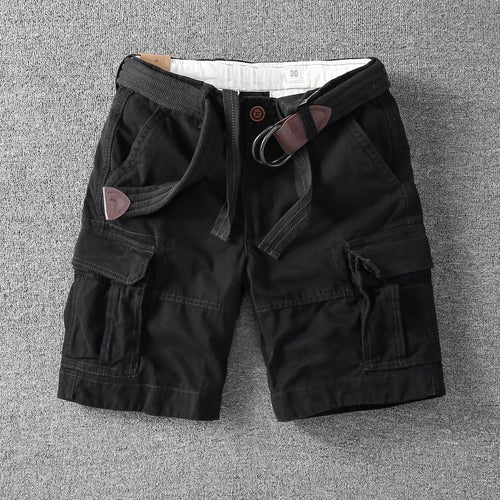 Dexter | Men's Cargo Shorts Web Belt Flap Pockets – Weekend Outings