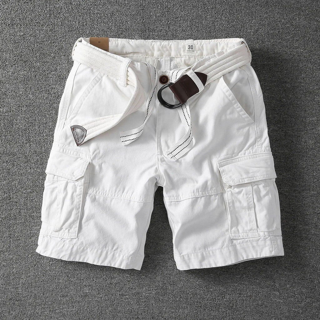 Dexter | Men's Cargo Shorts Web Belt Flap Pockets – Weekend Outings