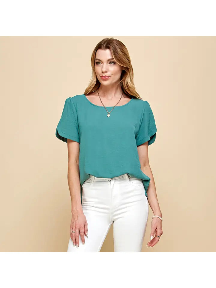 Top With Detailed Sleeves