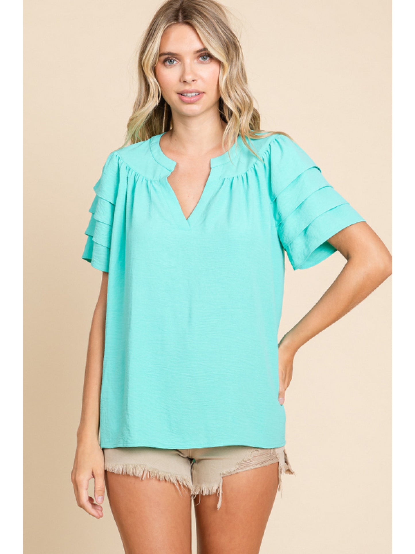 Solid top with slit neck